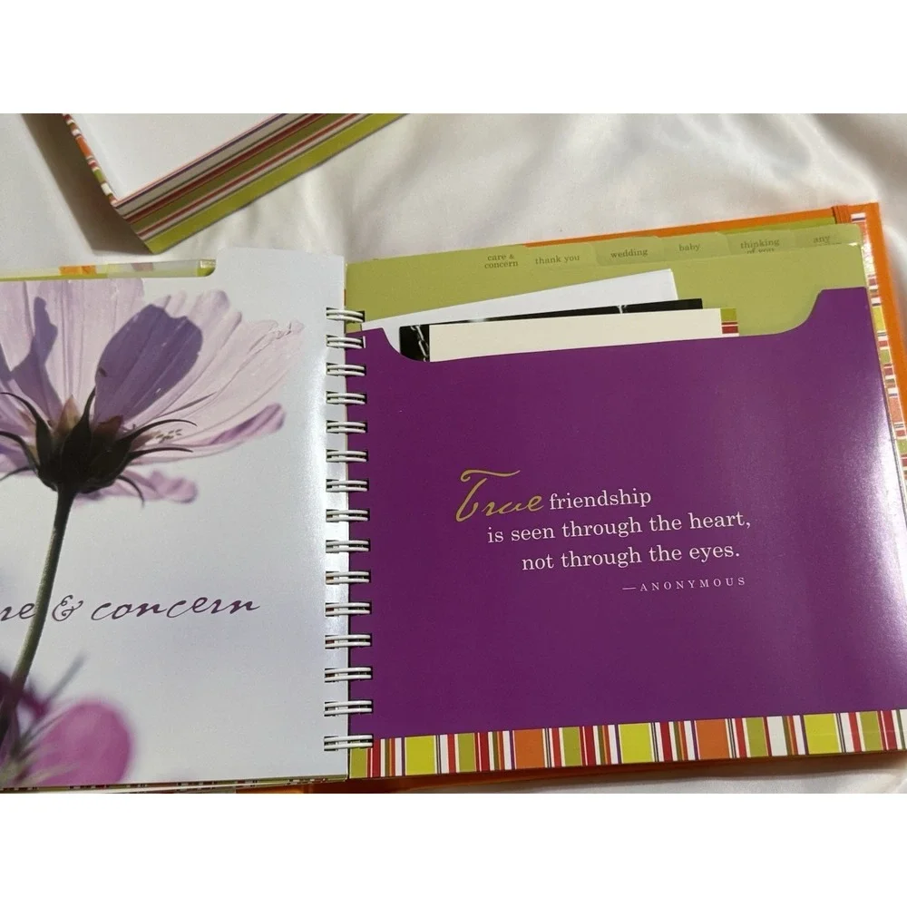 Vintage Greeting Card Organizer Includes 11 Cards‎ W/Envelopes Books Are Fun